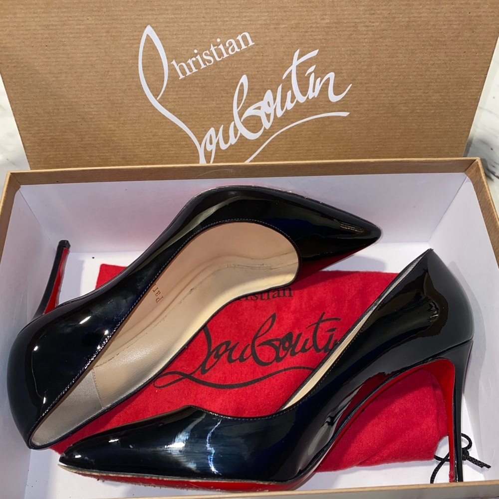 Christian Louboutin Pigalle Follies 85 Patent Heels!